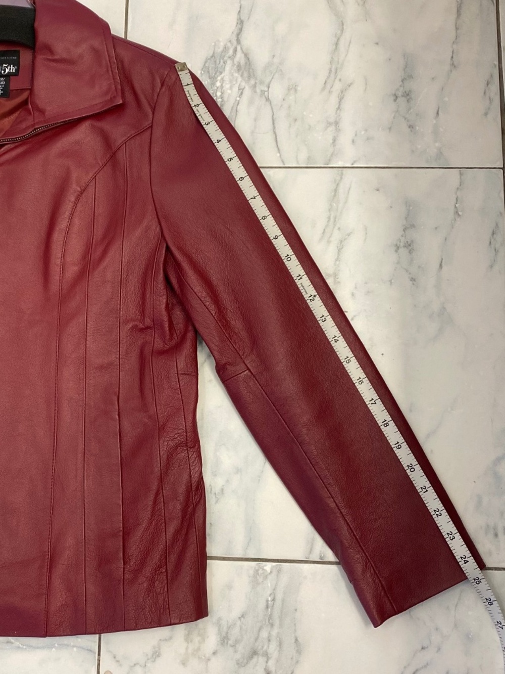 East 5th | Genuine Leather Jacket | Red | Women's | Size: Medium | NWOT - Picture 11 of 11